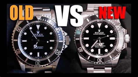 rolex new vs old submariner|rolex plus or minus submariner.